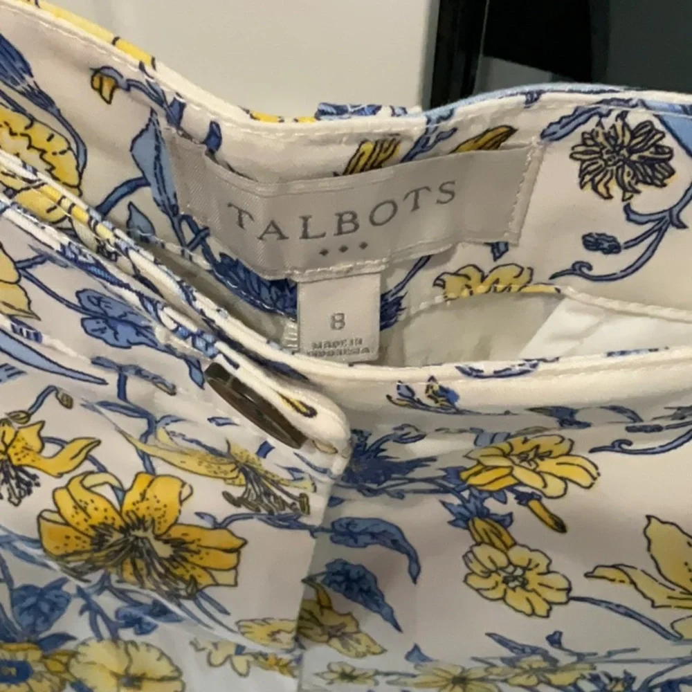 Talbots Pretty Floral Pants